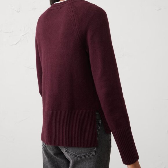 NWT BANANA REPUBLIC PERFECTLY SOFT CREW-NECK SWEATER--SMALL--PINK--IN PACKAGING - Picture 2 of 5